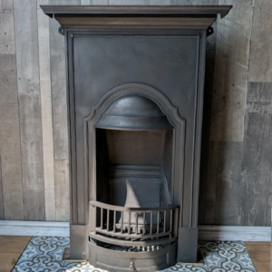 Round Canopy Complete Victorian Bedroom Cast Iron Fireplace