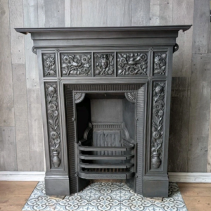 William Morris Cast Iron Fireplace Surround Arts & Crafts c1880