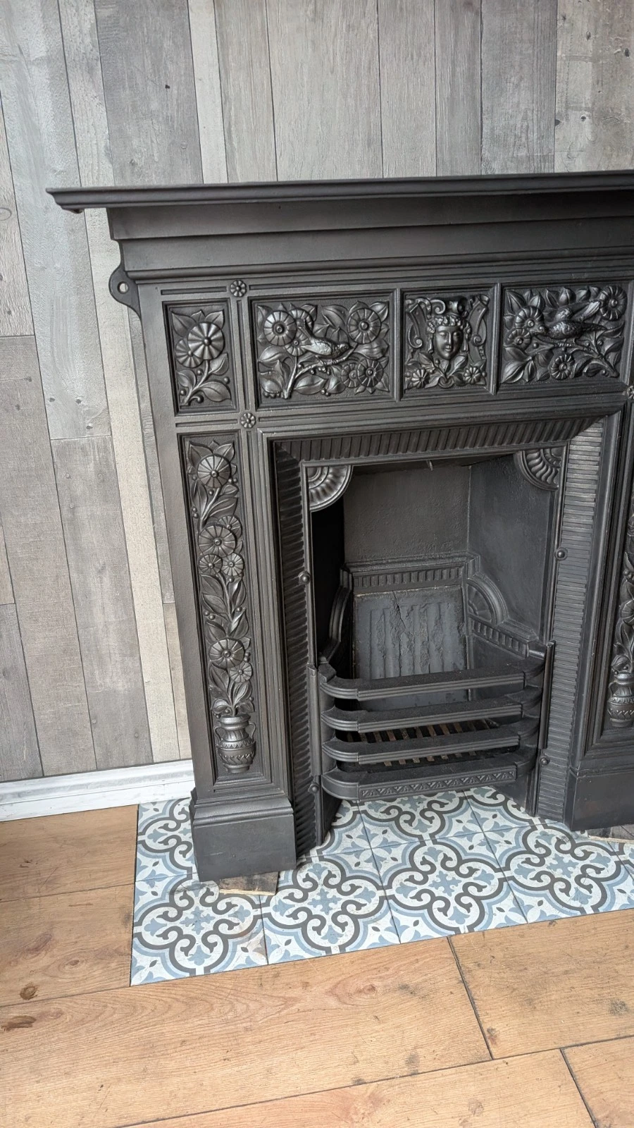 William Morris Cast Iron Fireplace Surround Arts & Crafts c1880 - Image 10